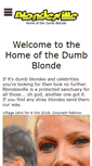 Mobile Screenshot of blondesville.com